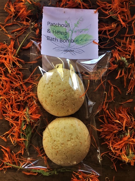 Patchouli Bath Bomb Blue Rocks Soaps